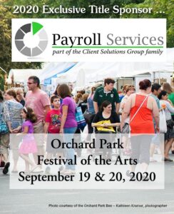 Payroll Services to sponsor 2020 Orchard Park Festival of the Arts